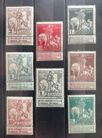 Belgique 1910/1937 - Collection complète démissions,