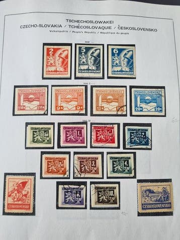 Tchécoslovaquie 1945/1992 - Collection oblitérée quasi