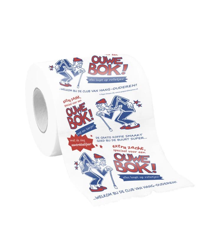 Toiletpapier Ouwe Bok, Hobby en Vrije tijd, Feestartikelen, Nieuw, Verzenden