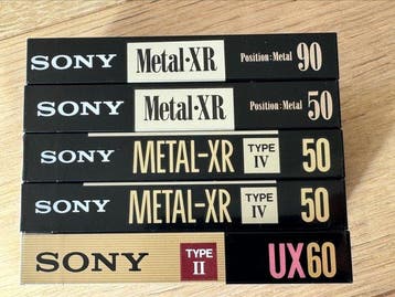 Sony - Sony Metal-XR - UX60, Type IV (Metal), Type II, Nieuw