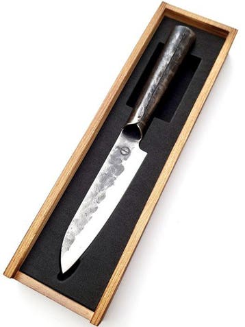 Santoku Knife - 440C Japanese Stainless Steel - Forged and