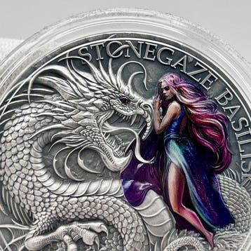 Kameroen. 2000 Francs 2025 – Stonegaze Basilisk – 2 oz