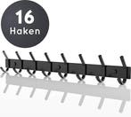 2dekans | Volcan Wandkapstok - 16 Haken - RVS - Muur Kapstok, Huis en Inrichting, Woonaccessoires | Kapstokken, Ophalen of Verzenden