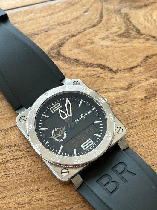 Bell & Ross - BR 03-88 armée de l’air 017/250 -, Handtassen en Accessoires, Horloges | Heren