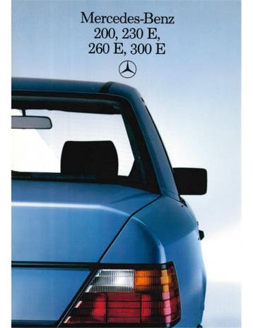 1985 MERCEDES BENZ E KLASSE BROCHURE NEDERLANDS, Ophalen of Verzenden, Nieuw