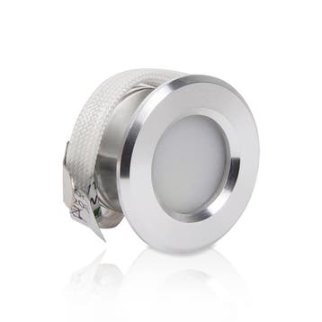 Mini LED Inbouwspot | Warm Wit 2700K | Zilver | Ø28mm | 230, Verzenden, Nieuw