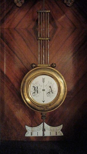 Biedermeier regulateur, Weense regulateur - Gustaw Becker, Antiek en Kunst