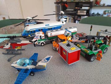 Lego Set - City - 4439 Heavy-Duty Truck, 3180 Tank Truck,, Nieuw