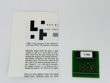 Atari Lynx - T-Tris - Homebrew - 1993, Verzenden