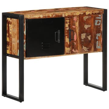 vidaXL Wandkast 90x35x75 cm massief gerecycled hout, Huis en Inrichting, Verzenden, Nieuw