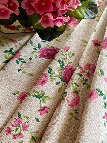 Victoriaans stijl romantische bloemenprint kleed voor grote
