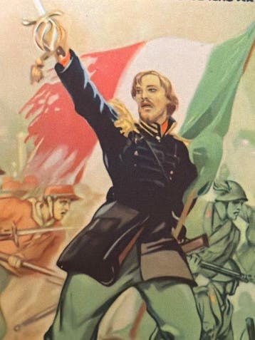 Italië - Postkaart met militaire propaganda van de RSI,, Verzamelen, Gelopen