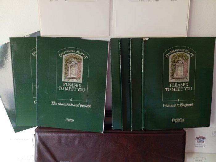 Marie Dickinson - Curso de inglés Pleased To Meet You, Antiquités & Art, Antiquités | Livres & Manuscrits