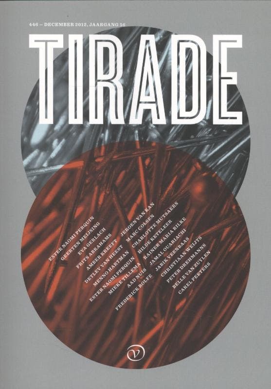 Tirade 446 december 2012 jrg. 56 9789028260146, Boeken, Literatuur, Zo goed als nieuw, Verzenden