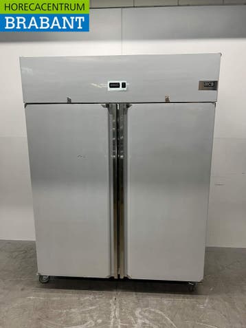 Acier inoxydable Double porte 2 portes Congélateur Monobloc, Verzenden