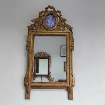 Wandspiegel - Hout, Goud