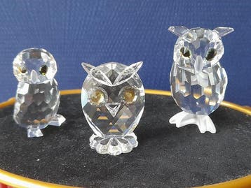 Swarovski - Beeldje - Nachtuil ,uiltje en mini uil (3) -
