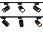Veiling - 2x 2 meter Railsysteem met 6 st railspot GU10 fitt