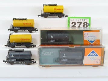 Roco N - o.a. 2307B/02320B - Modeltrein goederenwagon (6) -, Nieuw