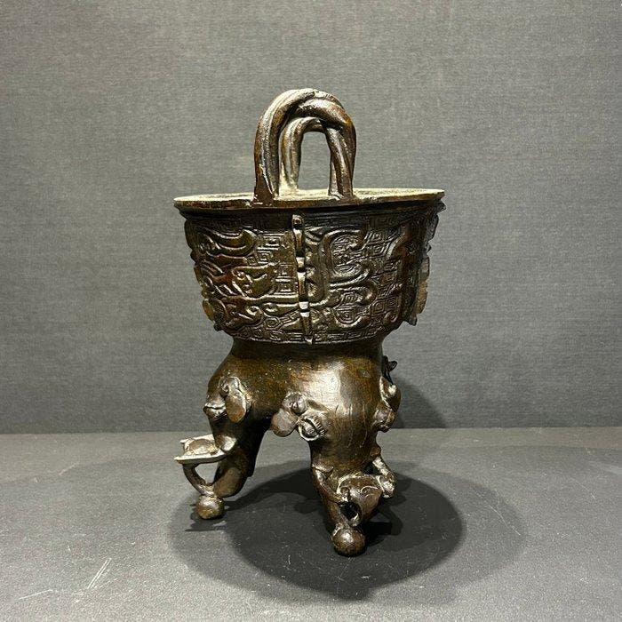 Brûleur dencens - Bronze, Antiquités & Art, Antiquités | Autres Antiquités