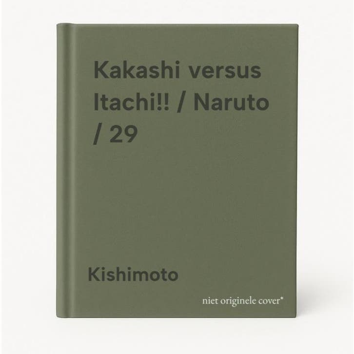 Kakashi versus Itachi!! / Naruto / 29 9789063348762, Livres, BD, Envoi