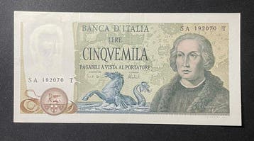 Italië. - 5000 Lire 11/03/1973 - Gigante BI 67B (Zonder