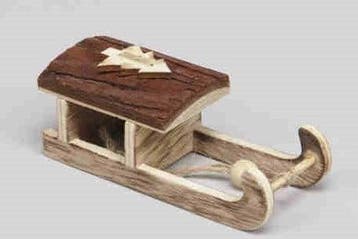 Houten Slee Naturel 4x10 cm per stuk, Nieuw