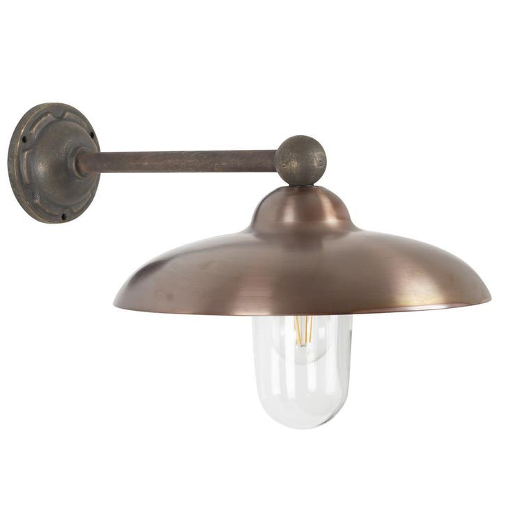 Stal- & Boerderijlampen Le Havre Muurlamp Brons, Jardin & Terrasse, Éclairage extérieur, Envoi