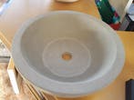 Evier massif marbre diamètre 44 x 15 cm liquidation stock, Bricolage & Construction, Sanitaire, Ophalen, Neuf, Pierre, Lavabo