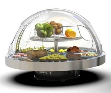 Drop-In Koelvitrine (360°) | RVS | +4°C/+8°C | Statisch |, Verzenden, Nieuw in verpakking