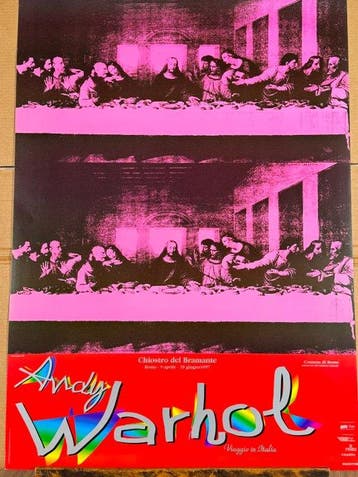 Andy Warhol - The Last Supper (Mostra “Viaggio in Italia”,