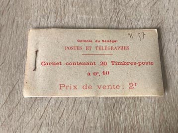 Franse koloniën 1906/1906 - Senegal 1906 - Twee complete, Gestempeld