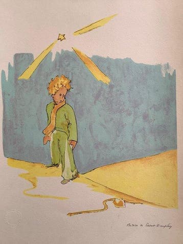 Antoine de Saint-Exupéry (1900-1944) - Le Petit Prince et le, Antiquités & Art