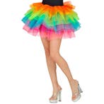 Regenboog Tutu Dames 45cm, Verzenden