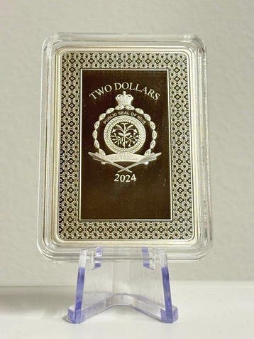 Niue. 2 Dollars 2024 - 1 oz Plata .999 - XV TAROT CARDS -