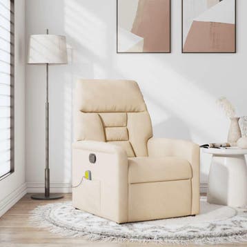 Massagestoel microvezel | Tweede kansje | OP = OP, Eenpersoons, Verzenden, 75 tot 100 cm, Zo goed als nieuw