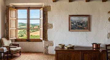Escuela Impresionista Europea (XX) - Pueblo en la Montaña