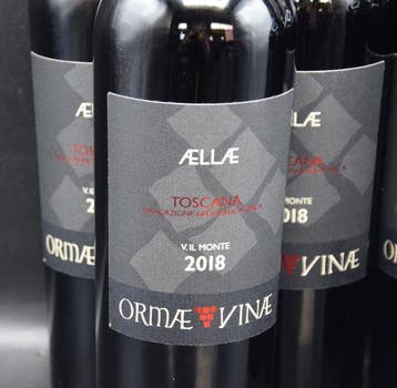 2018 Ormae Vinae, Aellae - Toscane IGT - 6 Flessen (0.75, Nieuw