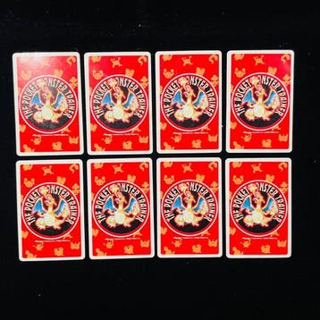 Pokémon - 8 Card - Pokémon Playing Cards Red Deck