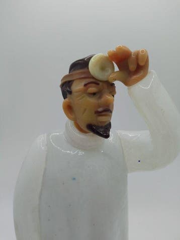 Bohemia - Figuur - BOHEMIA Czech Doctor Figurine - Uranium -