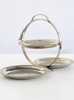 Alessi - Carlo Alessi - Dienblad - Mercurius - Staal, Antiquités & Art