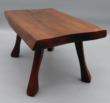 Table dappoint - Bois - Tabouret en bois massif