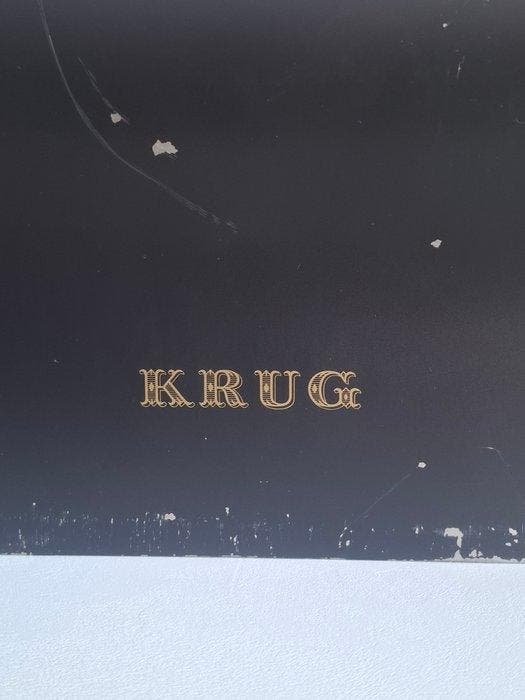Krug - rug - Champagne koeler - Dubbele wastafel van gegoten, Antiek en Kunst, Antiek | Keukengerei