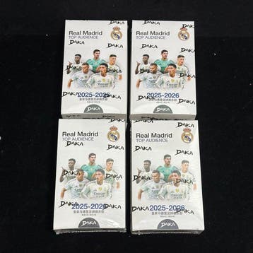 2025-2026 DAKA Real Madrid Top Audience Hobby Box Emballage