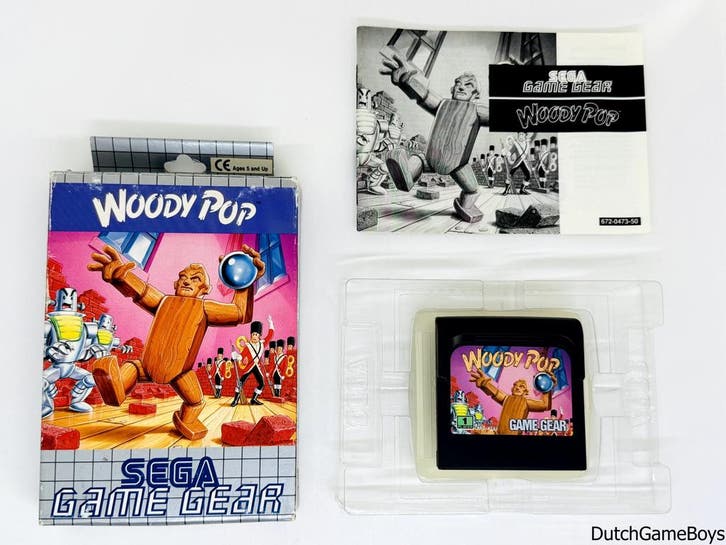 Sega Game Gear - Woody Pop, Games en Spelcomputers, Games | Nintendo GameCube, Gebruikt, Verzenden
