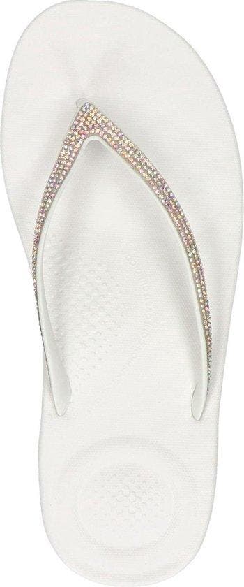 FitFlop Iqushion Sparkle TPU Dames Slippers - Urban Wit M..., Kleding | Dames, Schoenen, Verzenden, Nieuw