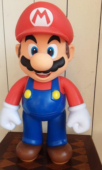 Super Mario - Panneau - plastique, Antiquités & Art