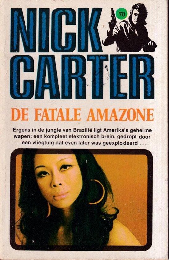 DE FATALE AMAZONE - Carter, Livres, Thrillers, Envoi