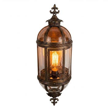 Wandlamp - Metaal, Glas - 65 cm