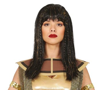 Cleopatra Pruik Zwart, Hobby en Vrije tijd, Verzenden, Nieuw